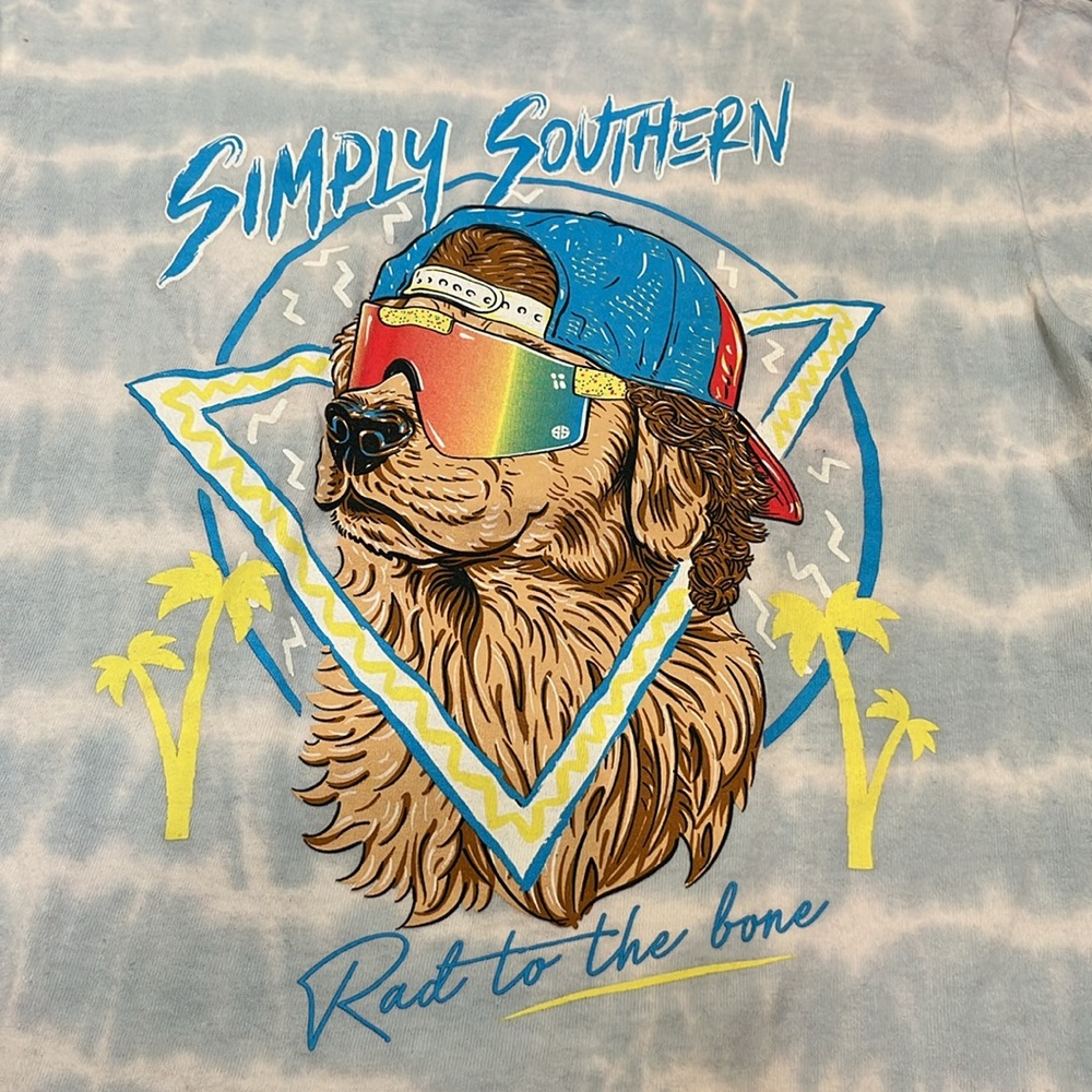 Youth simply southern nineties dog tshirt